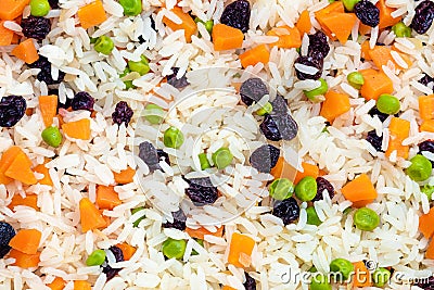 Greek-Style Rice Stock Photo